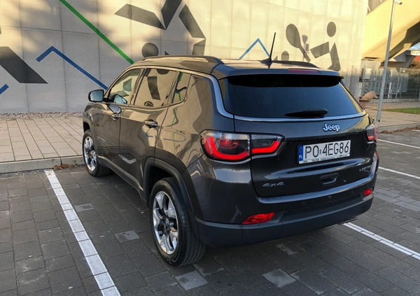 Jeep Compass cena 58000 przebieg: 274700, rok produkcji 2017 z Szamotuły małe 277